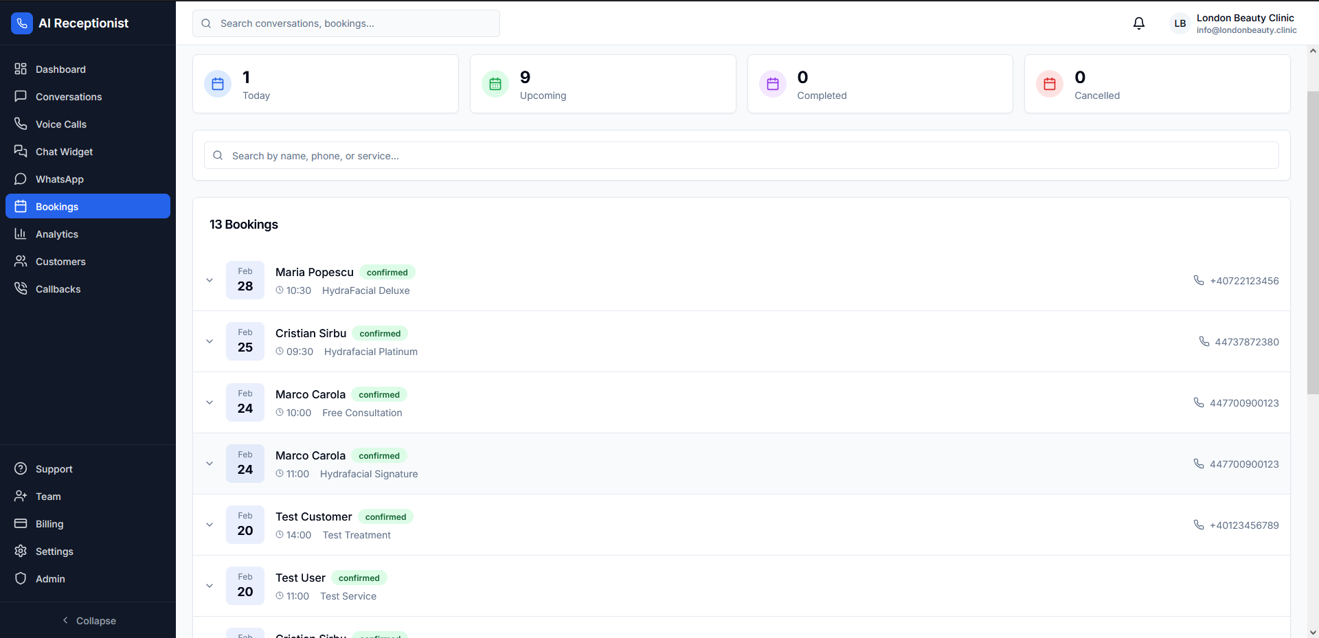 Rezervasiya idarəetməsi